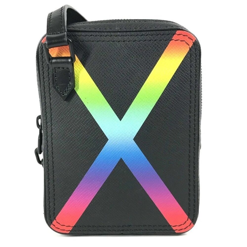 LOUIS VUITTON M30332 Taiga Rainbow Danube-Messenger Pochette Shoulder Bag - Picture 9 of 15